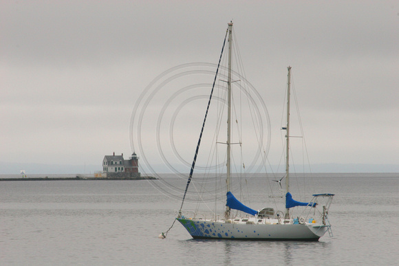 Rockland, Harbor, Boat, Lighthouse0689758a