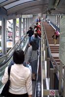 Hong Kong, Longest Escalator020327-4597