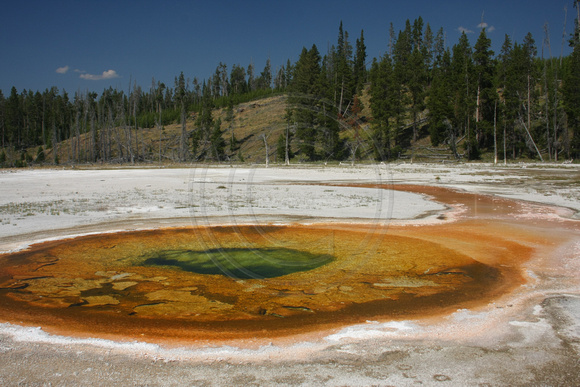 Yellowstone NP, Chromatic Pool0826088