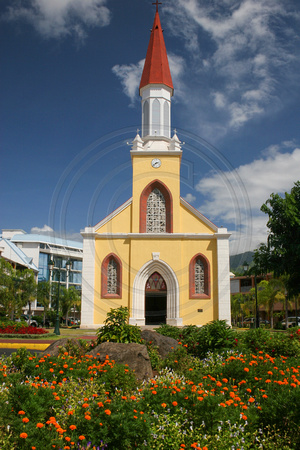 Tahiti, Papeete, Catholic Cathedral V0585843a