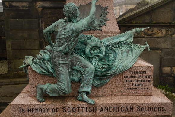 Edinburgh, Old Calton Cemetery, Scottish American Soldiers131-0485