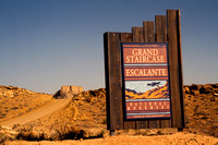 Grand Staircase Escalante NM, Sign S -4280