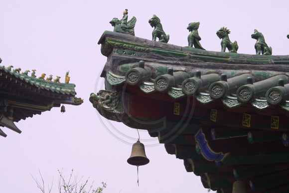 Shaolin Monastery, Roof Detail020415-8237