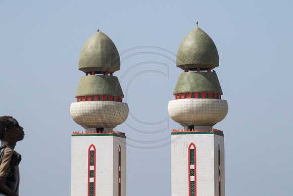 Dakar, Mosque, Minarets151-7698