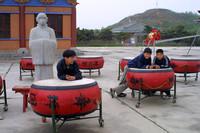 Louyang, Ancient Tomb Museum, Boys, Drums020416-8293