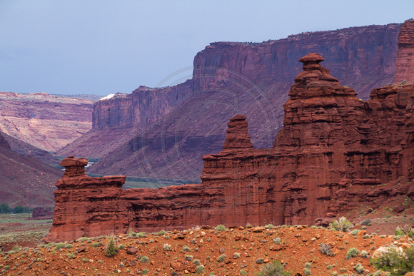 Moab, Fisher Towers Tr131-6829