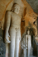 Chanderi, Nr, Village, Temple, Rock Figures030319-7086