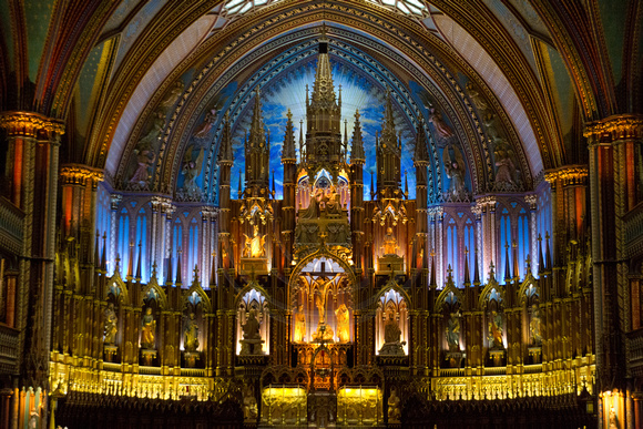 Montreal, Notre Dame Cathedral, Int112-2091