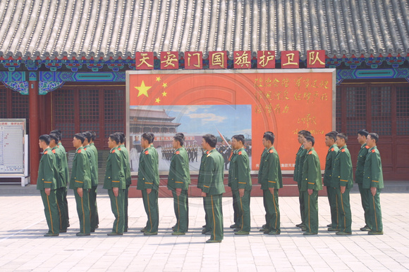 Beijing, Forbidden City, Guards020419-8817