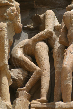 Khajuraho, Javari Temple, Detail, V030323-7601