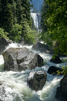 Yosemite NP, Mist Tr, Vernal Falls V170-6235