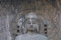 Longmen Caves, Buddha020414-8121