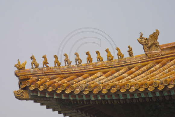Beijing, Forbidden City, Roof020419-8851