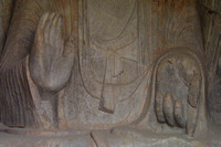 Longmen Caves, Buddha, CU020414-8082