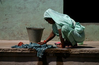 Bassi, Woman Washing Clothes033012-5896