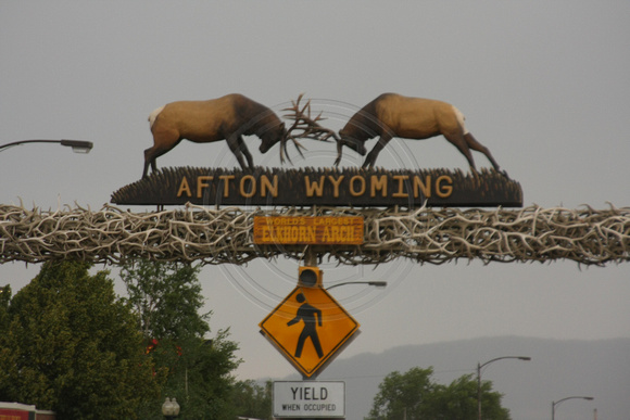 Afton, Welcome Sign0827949