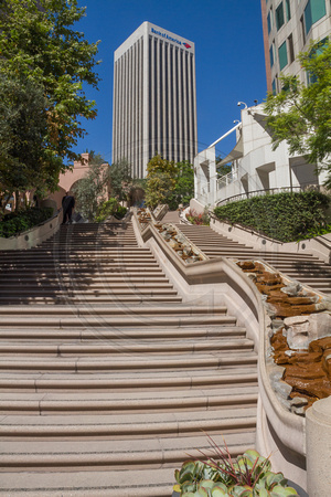 Los Angeles, Downtown, Steps V141-1876