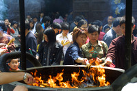 Hangzhou, Lingyin Temple, Incense020407-6463