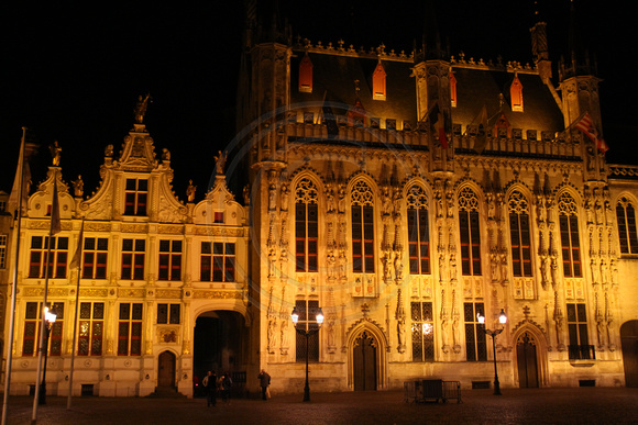 Brugge, Burg, Night1051616