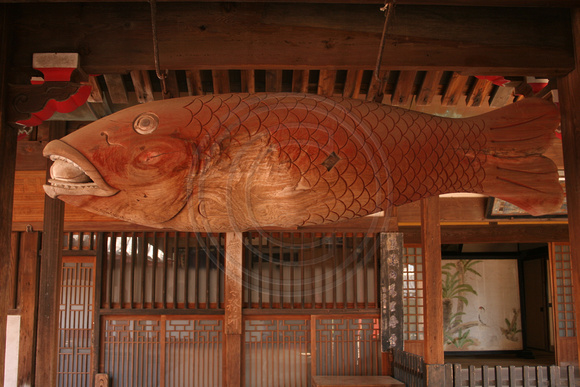Nagasaki, Sofukuji Temple, Wooden Fish0620997