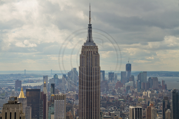 New York City, Top of the Rock, View, Empire St Bldg112-2619