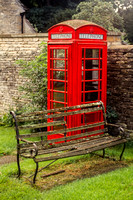 Cotswolds, Bibury, Phone Booth S V-4150