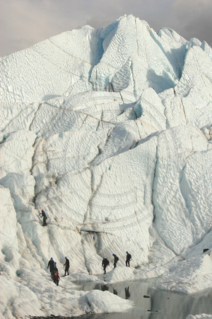 Matanuska Glacier, Climbers V0581539a