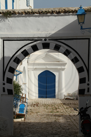 Sidi-Bou-Said, Arched Doorway V1026995