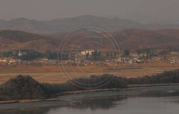 DMZ, Odusan Observatory, View of North Korea0624597a