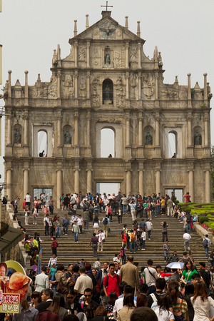 Macau, St Pauls Church Ruins V120-8885