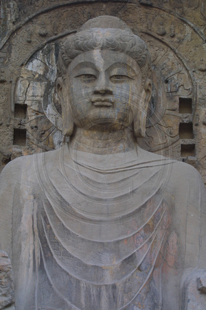 Longmen Caves, Buddha, V020414-8141