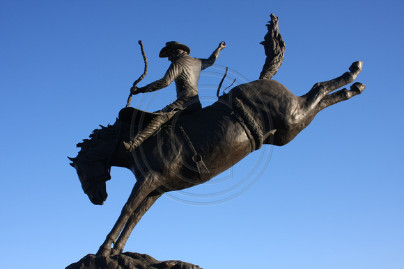 Colorado Springs, ProRodeo Hall of Fame, Statue0746129