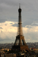 Paris, Arc de Triomphe, View, Eiffel Tower V0940700