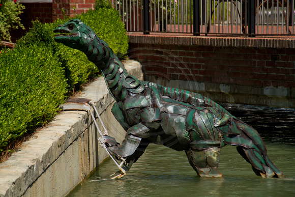 Dinosaur Statue, American Tobacco Campus, Durham NC