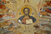 Bucharest, Antim Monastery, Ceiling Frescoe031004-1996