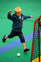 Bastad, Child Playing on Soccer Field V1044527a