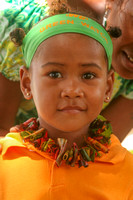 Fiji, Taveuni, Waitabu, Girl V0611349