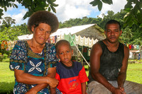 Fiji, Taveuni, Waitabu, Family0611388