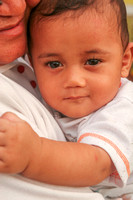 Fiji, Kioa, Woman and Infant V0611654