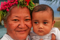 Fiji, Kioa, Woman and Infant0611657