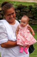 Hiva Oa, Puamau, Woman and Baby V0687162