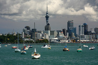 Auckland, Harbour, Skyline0809974