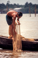 Mekong Delta, Mytho, Fishing Nets S V-8851