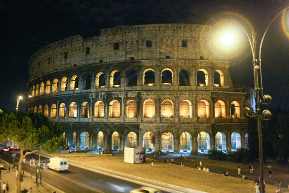 Rome, Colosseum, Night0946112