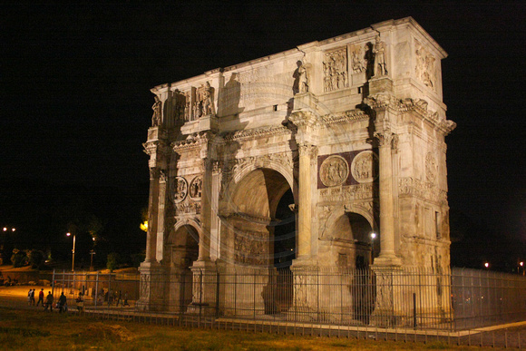 Rome, Constantine Arch, Night0946128