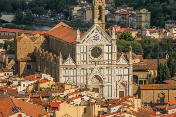 Florence, Duomo, Camponile, View, Santa Croce Ch0944169