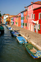 Venice, Burano, Canal V0943675