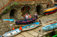 Cinque Terre, Riomaggiore, Boats on Street0945125