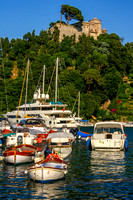 Portofino, Castle, Boats V0944511