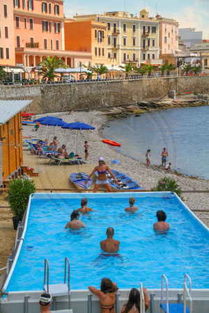 Civitavecchia, Beach Pool Aerobics V1030254